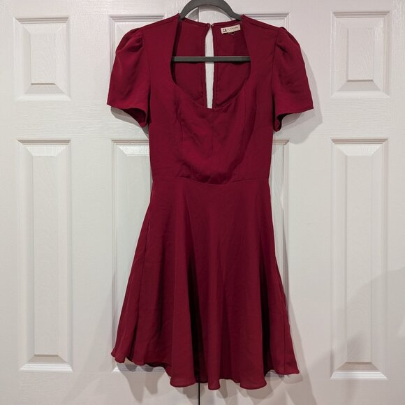 Cotton Candy Cut-Out Mini dress, red, size small - Picture 1 of 2
